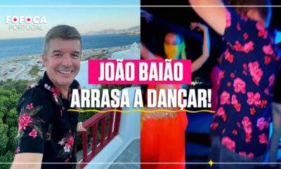 João Baião a dançar com bailarina