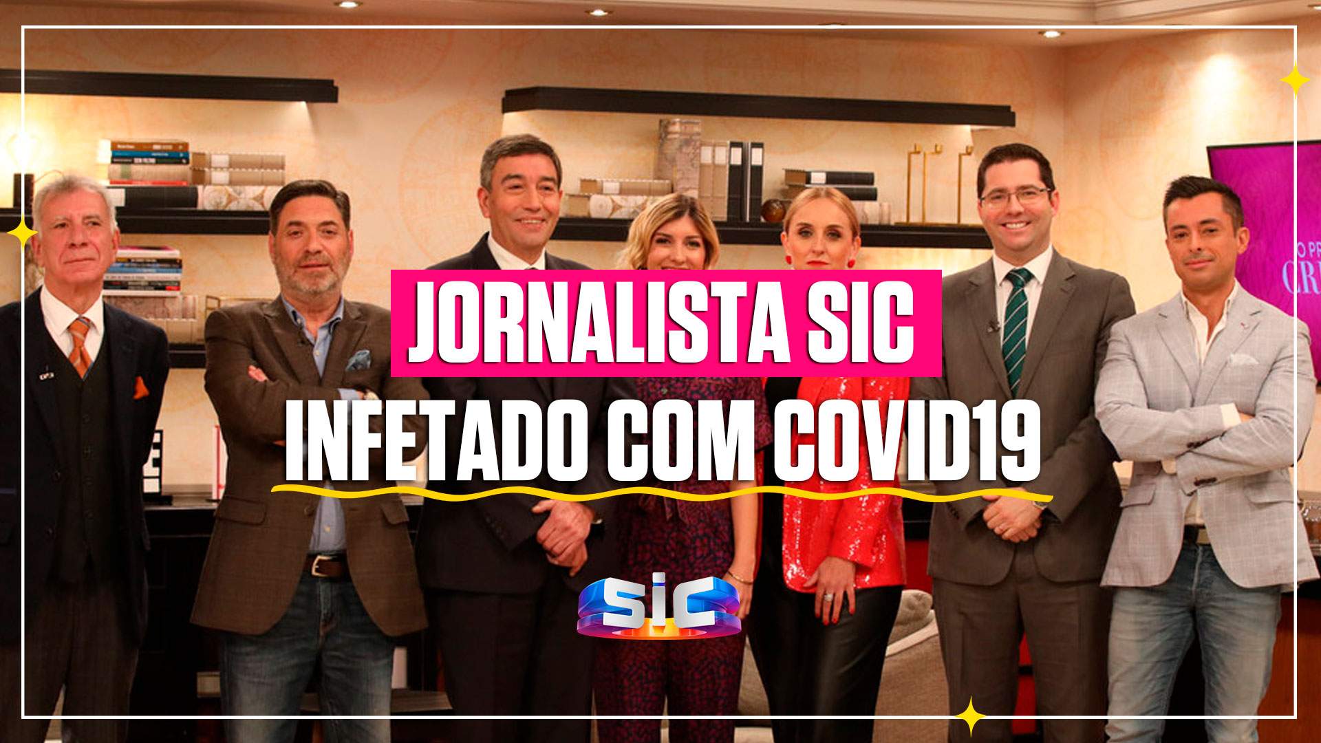 Jornalista SIC infetado com Covid19