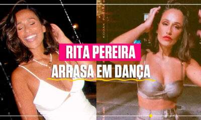 Rita Pereira a dançar