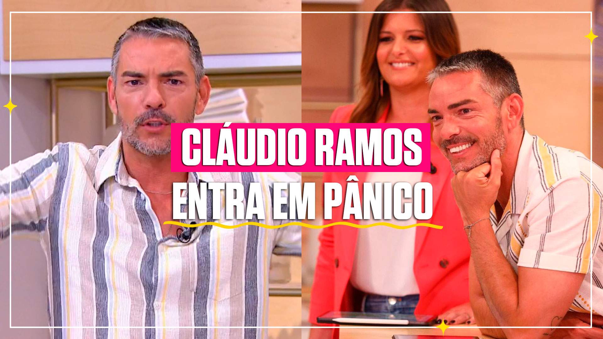 Cláudio Ramos entra em pânico com moscas