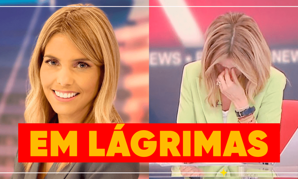 Emoção! Jornalista da CNN Portugal desaba em lágrimas, em direto