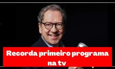 António Sala e o seu primeiro programa de TV