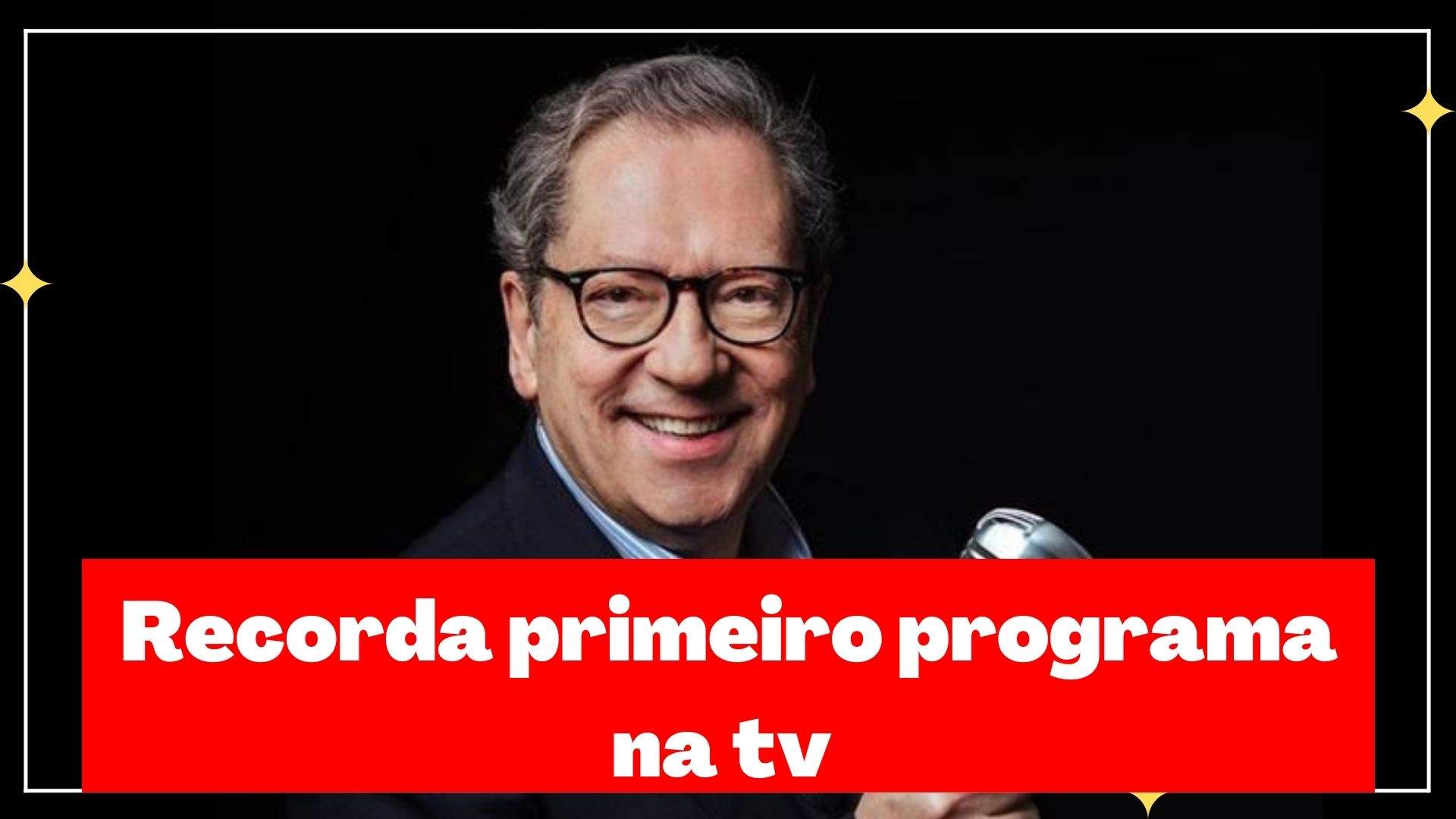 António Sala e o seu primeiro programa de TV