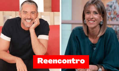 Cláudio Ramos e Ana Marques encontram-se para um amoço em conjunto e brincam com o momento nas redes sociais.